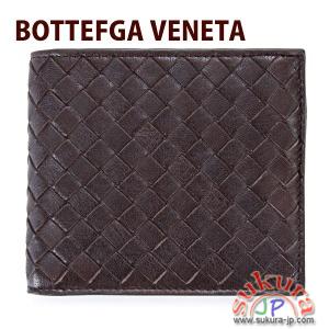 ボッテガ・ヴェネタ 二つ折り財布 メンズ 193642 VX051 2006 ESPRESSO