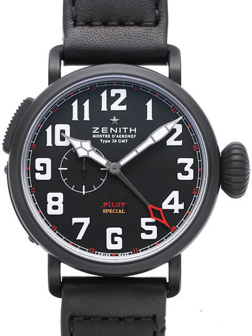 ゼニス ZENITH パイロット アエロネフ タイプ20 GMT リミテッド (Pilot Montre D Aeronef Type 20 GMT Limited Edition / Ref.96.2430)